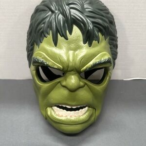 Thor Ragnarok Hulk Mask HULK OUT Mask Moving Mouth & Eyebrows EUC!